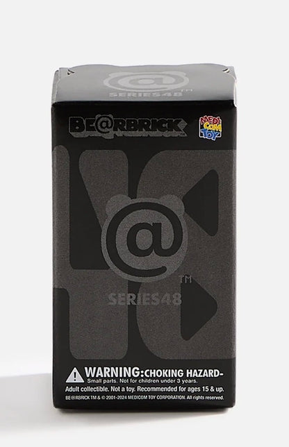 Actual item: front of sealed MEDICOM TOY BE@RBRICK Series 48 blind box