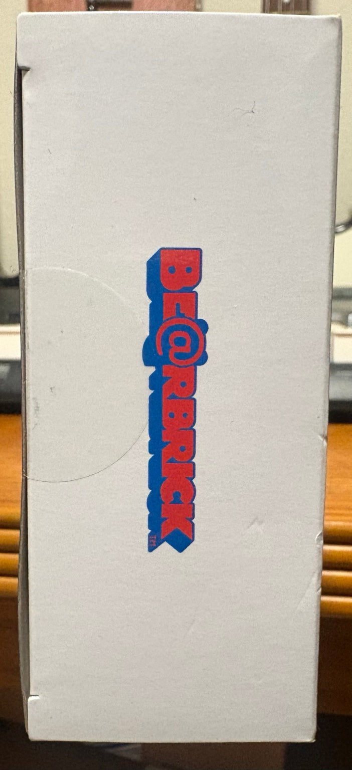 Actual item: BE@RBRICK logo side of Backstreet Boys box, with visible handling marks