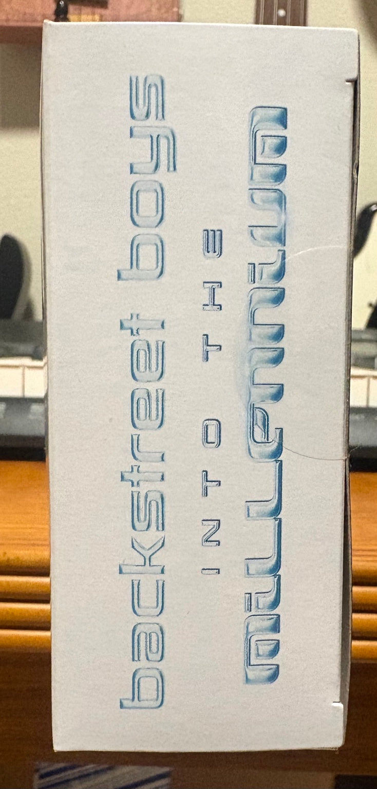 Actual item: Into the Millennium side of Backstreet Boys collectible box and edges