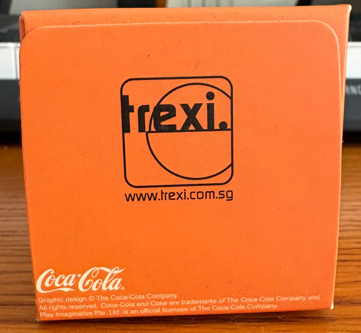 Actual item: Trexi and Coca-Cola licensing panel on Jon Burgerman box