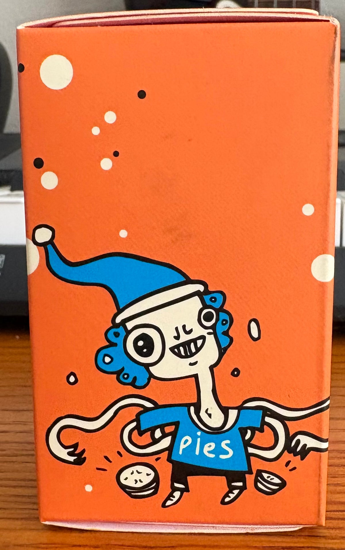 Actual item: side panel artwork on Jon Burgerman Trexi box